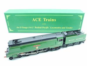 Ace Trains O Gauge E9 BR Lined Apple Green West Country Class Bulleid Pacific British Railways 4-6-2 Loco & Tender Named "Tavistock" R/N 34011 Electric 2/3 Rail Boxed image 3