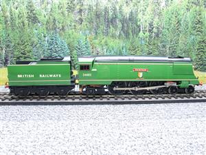 Ace Trains O Gauge E9 BR Lined Apple Green West Country Class Bulleid Pacific British Railways 4-6-2 Loco & Tender Named "Tavistock" R/N 34011 Electric 2/3 Rail Boxed image 4