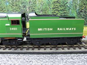 Ace Trains O Gauge E9 BR Lined Apple Green West Country Class Bulleid Pacific British Railways 4-6-2 Loco & Tender Named "Tavistock" R/N 34011 Electric 2/3 Rail Boxed image 6