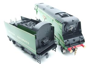 Ace Trains O Gauge E9 BR Lined Apple Green West Country Class Bulleid Pacific British Railways 4-6-2 Loco & Tender Named "Tavistock" R/N 34011 Electric 2/3 Rail Boxed image 8