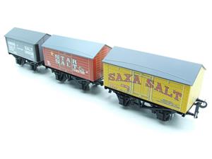 Ace Trains O Gauge G6 SV2 Private Owner Salt Wagons x3 Set 2 Bxd image 4