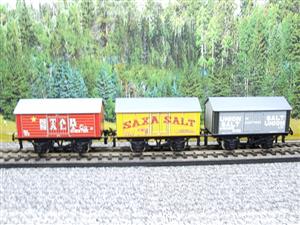 Ace Trains O Gauge G6 SV2 Private Owner Salt Wagons x3 Set 2 Bxd image 5
