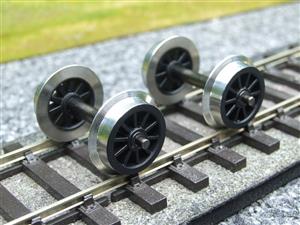 Ace Trains O Gauge WS3 Wagon Wheel Sets 2/3 Rail Running x2 Set image 5