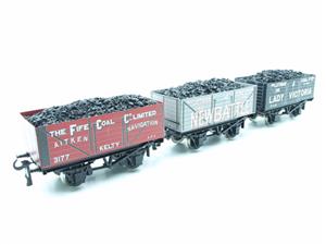 Ace Trains O Gauge G/5 WS7 Private Owner "Scottish A Set" Coal Wagons x3 Set 7 Bxd image 4