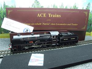 Ace Trains O Gauge E42D, British Railway Gloss Lined Black, Patriot Class 4-6-0 Locomotive and Tender "Patriot" R/N 45500 image 3