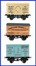 Ace Trains O Gauge G2-BV17 Private Owner Beer Van Wagons x3 Set 17 Bxd