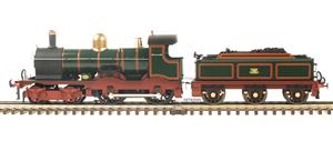 E/30-A1 "Duke" Class GWR 4-4-0 Loco & DEAN Tender Lined Green & Indian Red Curved Frame Brass Dome image 4