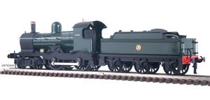 Ace Trains O Gauge E/30-C "Duke" Class G.W.R 4-4-0 Loco & C/Ward Tender Un-Lined Green & Black image 4