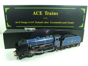 Ace Trains O Gauge, E10K2, Blue CR Schools Class "Gordonstoun" R/N 1933, Elecric 2/3 Rail Boxed