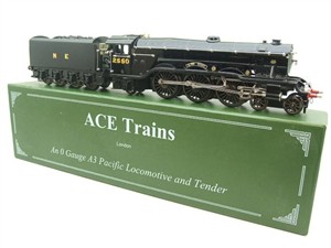 Ace Trains O Gauge E6 A3 Pacific NE Rare War Time Black "Blink Bonny" R/N 2550 Boxed 3 Rail