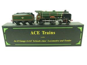 Ace Trains O Gauge E/10 BR Gloss Lined Green Schools Class "EPSOM" R/N 30937 Elec 2/3 Rail Bxd