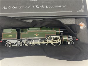 Ace Trains O Gauge E/8 "BR" Gloss Lined Green 2 Cyl Stanier 2-6-4 Tank Loco R/N 42516, Elec 2/3 Rail image 7