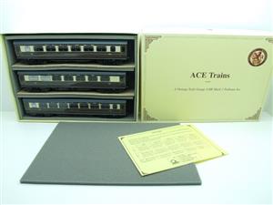 Ace Trains O Gauge C14A BR MK 1 Pullman Coaches x3 Set A Bxd 2/3 Rail Grey Roofs image 2