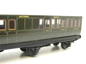 Ace Trains O Gauge C24 SR Southern Green Six Wheeled Passenger Coaches x3 Set Boxed 2/3 Rail image 10