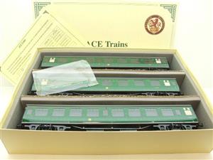 Ace Trains O Gauge C13B BR MK1 SR Southern Green Coaches x3 Set B Boxed 2/3 Rail "Atlantic Coast Coach Set"