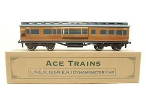 ACE Trains O Gauge LNER Overlay Series by Brian Wright C/8, LNER, “Dynamometer Car” Coach R/N 23591