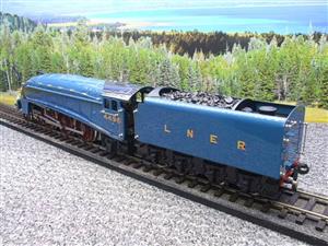 Ace Trains O Gauge E4, A4 Pacific LNER Gater Blue Named "Kestral" R/N 4485, Open Valence, Post War, Electric, 3 Rail Boxed image 9