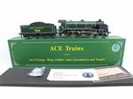 ACE Trains, O Gauge, E/34-B2R, SR Gloss Lined Olive Green "Lyonnesse" R/N 843 Electric 2/3 Rail Bxd