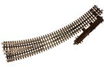 Atlas 6078 - O Gauge 3 Rail O-72/O-54 Right Hand Curved R/Turnout 36”/27" Radius Elec Op Point x1