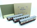 Ace Trains O Gauge C5 BR Mk1 Red & Cream Corridor x3 Coaches Set Boxed