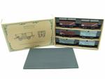 Darstaed O Gauge 16 Ton Mineral Coal Open Wagon Set Mixed x6 Set Bxd
