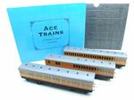 Ace Trains O Gauge C1 "Metropolitan" Passenger x3 Coaches Set 2/3 Rail Boxed