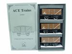 Ace Trains O Gauge G/5 WS13 "LMS Brown" 12T Open Coal Wagons x3 Set 13 Bxd