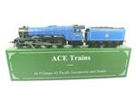 Ace Trains O Gauge E6 A3 Pacific BR Blue "Papyrus" R/N 60096 Electric 3 Rail Bxd