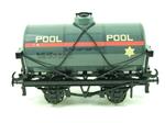 Ace Trains O Gauge G1 Four Wheel Grey "Pool" Fuel Tanker Wagon Tinplate