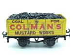 Ace Trains O Gauge G/5 Private Owner "Colmans Mustard Works" No.34 Coal Wagon 2/3 Rail