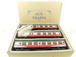 Ace Trains O Gauge C5B BR Mk1 Red & Cream "The Elizabethan" Corridor x3 Coaches Set B