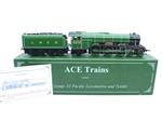 Ace Trains O Gauge E6 LNER Green A3 Pacific Banjo Dome "Flying Scotsman" R/N 4472 Elec 3 Rail Bxd
