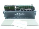 Ace Trains O Gauge E4, A4 Pacific BR Green Post-War "Bittern" R/N 60019 Electric 3 Rail Boxed