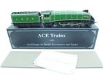Ace Trains O Gauge E4, A4 Pacific LNER Green Pre-War "Garganey" R/N 4500 Electric 3 Rail Boxed