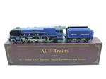 Ace Trains O Gauge E12L Duchess Class BR Blue "King George V1" R/N 46244 Electric 2/3 Rail Boxed