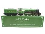 Ace Trains O Gauge E6 A3 Pacific LNER Green "Grand Parade" R/N 2744 Boxed 3 Rail