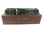 Ace Trains O Gauge E12H1 BR Duchess Pacific "Queen Elizabeth" R/N 46221 Elec Bxd