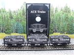 Ace Trains O Gauge G5 Private Owner Loco Coal Wagon x3 Set R/N 2985 2/3 Rail Boxed