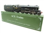 Ace Trains O Gauge E6 A3 Pacific NE Rare War Time Black "Blink Bonny" R/N 2550 Boxed 3 Rail