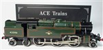 Ace Trains O Gauge E/8 "BR" Gloss Lined Green 2 Cyl Stanier 2-6-4 Tank Loco R/N 42516, Elec 2/3 Rail